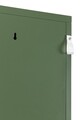 Dulap cu 2 usi Cambridge, Bizzotto, 2 rafturi reglabile, 80 x 50 x 185 cm, otel, verde