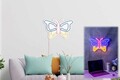 Decoratiune luminoasa LED, Butterfly, Benzi flexibile de neon, DC 12 V, Multicolor