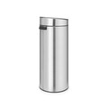 Cos de gunoi, Brabantia, Touch, 115349, 30 L, inox, argintiu