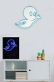 Decoratiune luminoasa LED, Casper The Friendly Ghost,  Benzi flexibile de neon, DC 12 V, Albastru