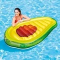 Saltea gonflabila pentru plaja Intex Yummy Avocado, 180x117 cm, polivinil, multicolor