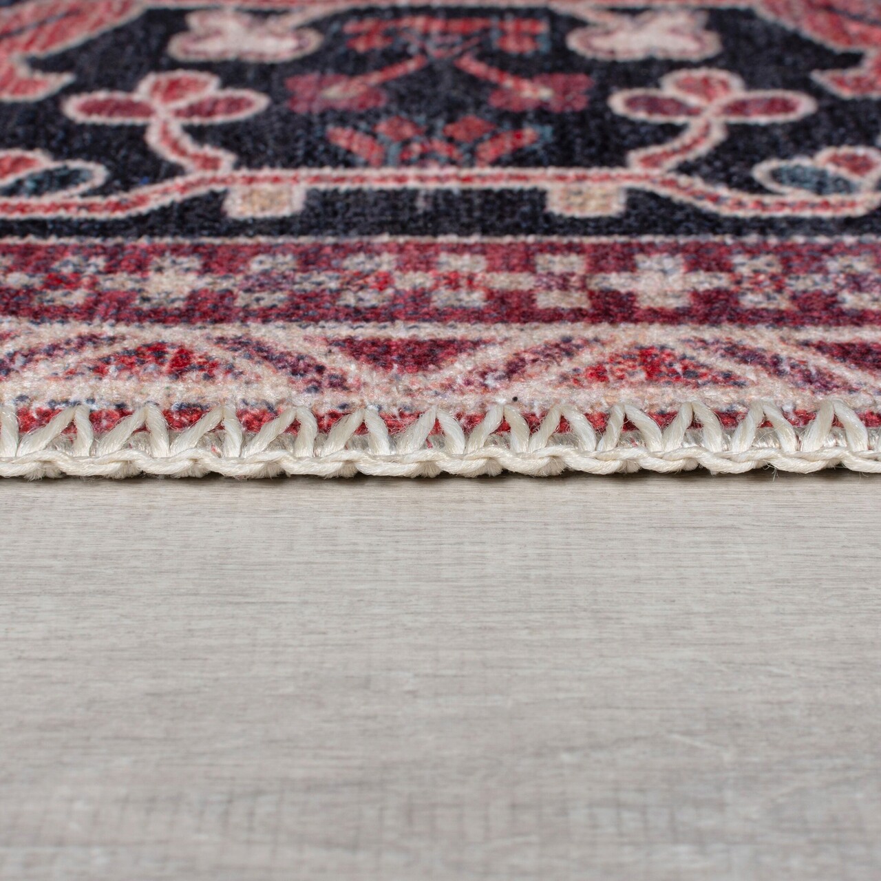 Covor Windsor Traditional Red, Flair Rugs, 60x230 cm, fibre reciclate/poliester chenille, rosu