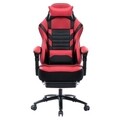 Scaun gaming, Axel, L.69 l.67 H.130-136, piele ecologica/plastic/metal, rosu/negru