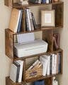 Corp biblioteca Vasagle, 70 x 24 x 190.5 cm, PAL, maro rustic