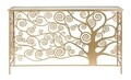 Consola Albero, Mauro Ferretti, 141.5x40.5x81.5 cm, fier, auriu