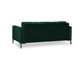 Canapea 3 locuri, Mamaia, Micadoni Home, BL, 177x92x75 cm, catifea, verde bottle