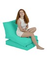 Fotoliu extensibil, Siesta, Ferndale Bean Bag, 55 - 180 cm, poliester impermeabil, turcoaz