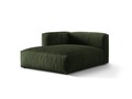 Sezlong modular living stanga 1 loc, Martina-120, Micadoni Home, 176x123x75 cm, catifea, verde