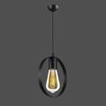 Candelabru, Squid Lighting, Circle Pendant, 20 x 20 x 113 cm, fier, negru