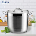 Oala cu capac, Cooking by Heinner, Maestro, 26 x 21 cm, 11 L, inox, gri