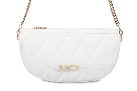 Geanta Juicy Couture 238, 28x8x15 cm, piele ecologica, alb