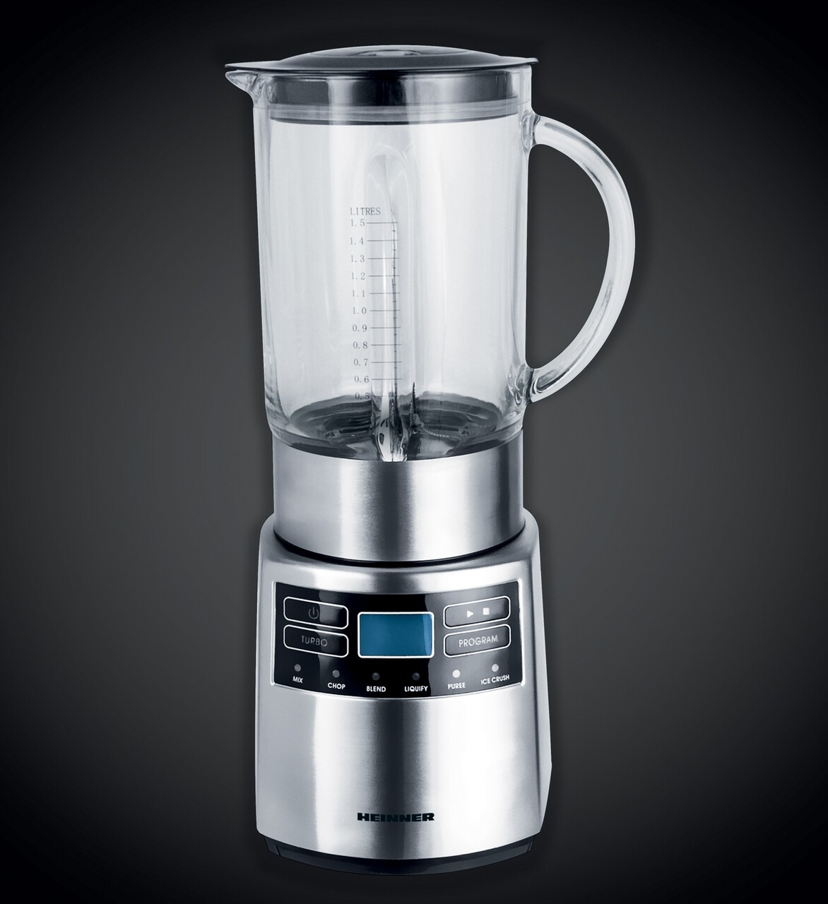 Blender de masa, Heinner, 1000 W, 5 viteze, argintiu - 1 | YEO