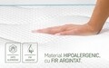 Saltea Argentum Therapy Memory Pocket 7 zone, 90x190 cm, Husa cu ioni de argint, Super Ortopedica, Anatomica