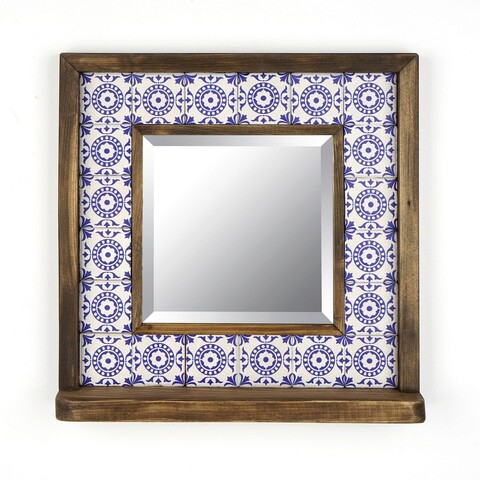 Oglinda decorativa, Evila Originals, STO022, 32.5x33x8cm, Multicolor