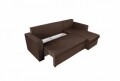 Coltar extensibil reversibil Oslo Dark Chocolate Jasmine Flower, cu lada de depozitare, 247x148x78 cm