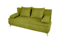 Canapea extensibila Sofie, cu lada pentru depozitare, 3 locuri, 203x92x86 cm, Verde