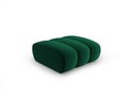 Taburet, Lupine, Micadoni Home, BL, 90x87x40 cm, catifea, verde bottle