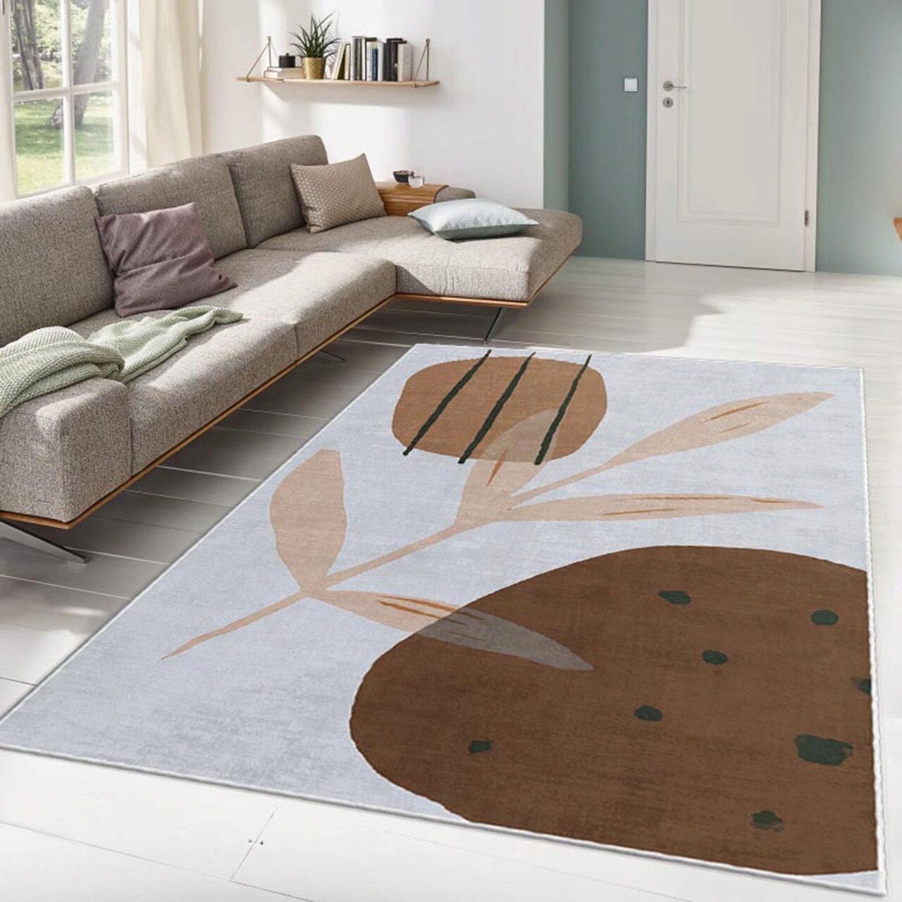 Covor, ALHO CARPET-29A , 80x140 cm, Poliester, Multicolor