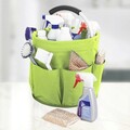 Organizator produse de curatenie Maximex, Caddy, 35x35x35 cm, poliester, verde