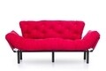 Canapea extensibila Nitta Triple, Futon, 3 locuri, 225x70 cm, metal, fucsia