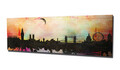 Tablou decorativ, PC072, Canvas, 30 x 80 cm, Multicolor