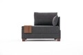 Fotoliu Fly Armchair Left, Balcab Home, 100x80x75 cm, lemn, antracit