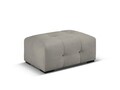 Taburet, Kendal, Micadoni Home, BL, 104x72x45 cm, catifea, gri inchis