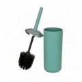 Perie pentru toaleta cu suport Brasil Green, Wenko, 10 x 37 cm,  plastic, verde