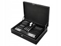 Set tacamuri 72 piese + valiza Selene, Ambition, pentru 12 persoane, inox, argintiu