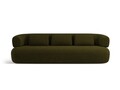 Canapea 4 locuri, Jenny-67, Micadoni Home, 226x90x73 cm, tesatura boucle, verde