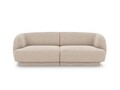 Canapea 2 locuri, Miley, Micadoni Home, BL, 184x85x74 cm, poliester chenille, bej