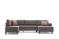 Coltar extensibil Efsun, Balcab Home, 300x78x80 cm, lemn, maro