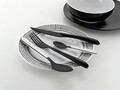 Set tacamuri 16 piese, Amefa, Trend Lumino, inox, negru