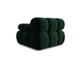 Modul canapea dreapta 1 loc, Bellis, Micadoni Home, BL, 94x94x63 cm, catifea, verde bottle