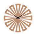 Ceas de perete, Metal Wall Clock 7, Metal, Dimensiune: 48 x 48 cm, Cupru