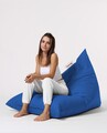 Fotoliu puf, Bean Bag Ferndale, Pyramid Bed, 145 cm, poliester impermeabil, albastru