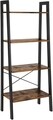 Biblioteca Ladder, Vasagle, 56 x 34 x 137.5 cm, otel/PAL, maro rustic