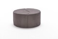 Taburet Alis Puf, Balcab Home, 80x80x40 cm, lemn, mink