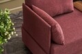 Fotoliu Fly Armchair Left, Balcab Home, 100x80x75 cm, lemn, rosu