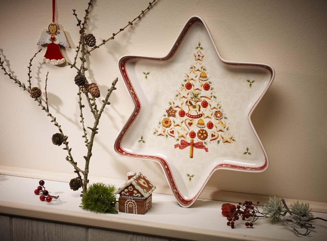 Bol, Villeroy & Boch, Winter Bakery Delight Star, 37.5x33 cm, portelan premium - 2 | YEO