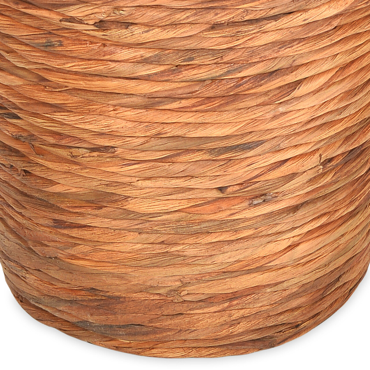 Ghiveci Weave, 30x26 cm, fibre sintetice/plastic, maro inchis