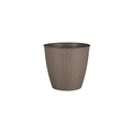 Ghiveci Rattan 29 cm, gri