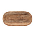 Tava decorativa Acacia, Homla, 25x12x2 cm, lemn, natur