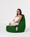 Fotoliu puf, Bean Bag, Ferndale Drop L, 80 x 80 cm, poliester impermeabil, verde