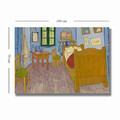 Tablou decorativ, 70100VANGOGH064, Canvas , Lemn, Multicolor