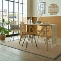 Covor Kira Jute Grey, Flair Rugs, 200x290 cm, iuta/poliester, gri