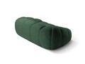 Canapea 2 locuri, Diana-192, Micadoni Home, 214x114x72 cm, catifea structurata, verde