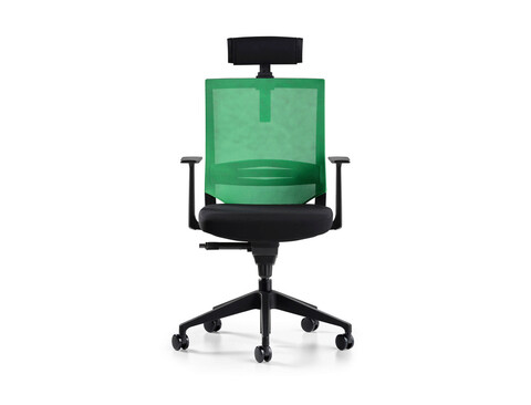 Scaun de birou, Bürotime, CZY-CHR-A001431, Cm, Verde / Negru