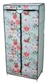 Dulap pentru haine Birds and Flower, 75x45x160 cm, metal, multicolor