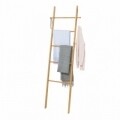 Suport pentru rufe si prosoape Ladder, Wenko, 43 x 170 cm, bambus, natur